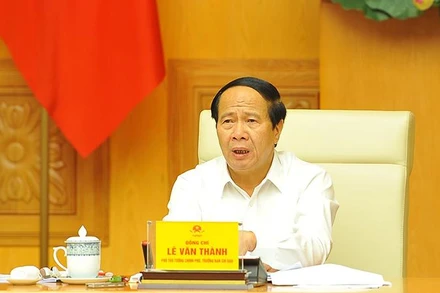 Phó Thủ tướng Lê Văn Thành. (Ảnh: Minh Đức/TTXVN)