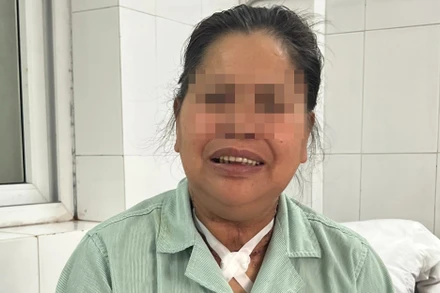 Bệnh nhân hồi phục sức khỏe sau mổ.