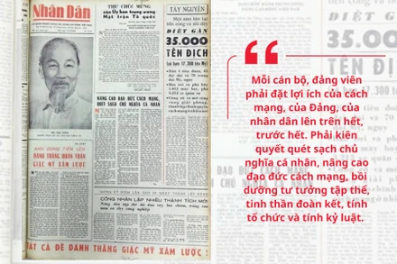 Bài viết của Bác Hồ trên Báo Nhân Dân ngày 3/2/1969.