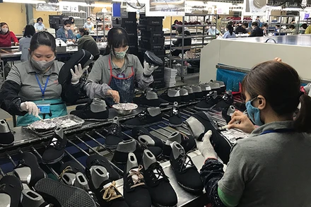 Xuất khẩu da giày có nhiều khởi sắc.