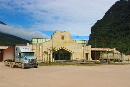 Cửa khẩu quốc tế Cha Lo tỉnh Quảng Bình. (Ảnh minh họa)