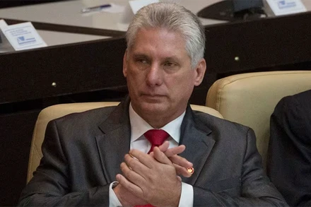 Chủ tịch Cuba Miguel Diaz-Canel. (Ảnh: Reuters)
