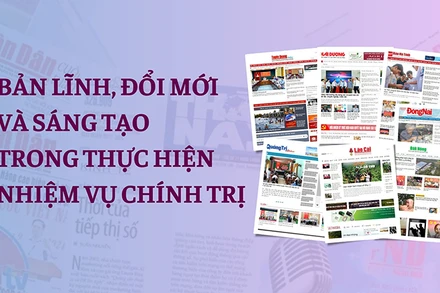 Bản lĩnh, đổi mới và sáng tạo trong thực hiện nhiệm vụ chính trị