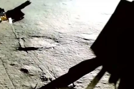 Chandrayaan-3 đã thực hiện thành công cuộc hạ cánh mềm trên bề mặt Mặt Trăng vào ngày 23/8. (Nguồn: ISRO/TTXVN)