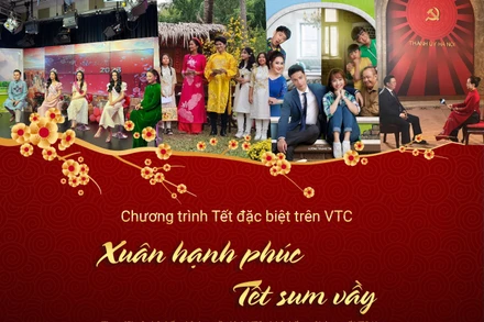 “Xuân hạnh phúc - Tết sum vầy” tập hợp một loạt các chương trình nhỏ chung một chủ đề về Tết đoàn viên.