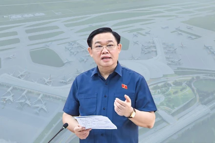 Chủ tịch Quốc hội Vương Đình Huệ.