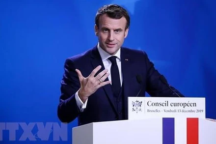 Tổng thống Pháp Emmanuel Macron. (Ảnh: THX/TTXVN)