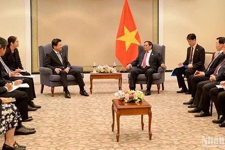 Thủ tướng Phạm Minh Chính tiếp Lãnh đạo Tập đoàn AEON (Nhật Bản).