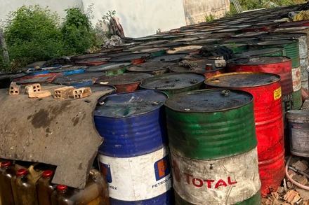 Tang vật công an phát hiện tại nhà ông M.