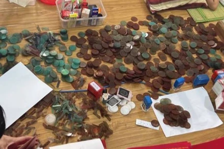 Tang vật vụ án. (Ảnh: QUANG MINH)