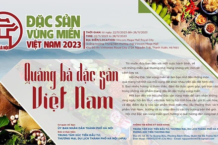Sắp diễn ra Hội chợ Đặc sản Vùng miền Việt Nam 2023
