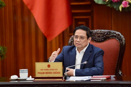 Thủ tướng Phạm Minh Chính phát biểu tại cuộc họp.