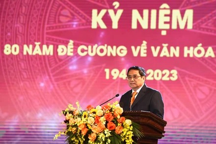 Thủ tướng Phạm Minh Chính Phát biểu tại buổi lễ.