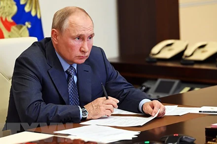 Tổng thống Nga Vladimir Putin. (Ảnh: AFP/TTXVN)