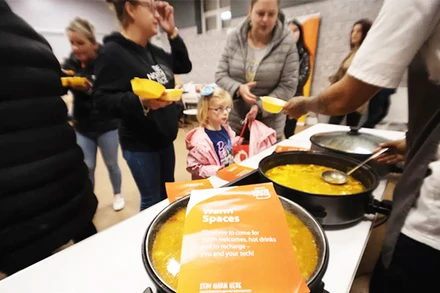 Một cơ sở nằm trong sáng kiến ngân hàng sưởi ấm tại Anh.Ảnh: THE GUARDIAN