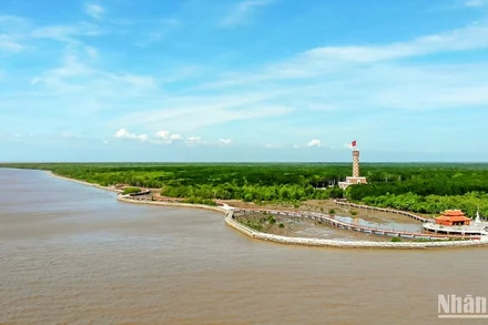 Đất Mũi Cà Mau trải qua hàng trăm năm được hình thành bởi vùng bãi bồi rộng lớn (hay còn gọi là bãi bồi Mũi Cà Mau). Bãi bồi Mũi Cà Mau thuộc địa phận 5 xã: Đất Mũi, Viên An (huyện Ngọc Hiển), Đất Mới (huyện Năm Căn), Nguyễn Việt Khái, Tân Hưng Tây (huyện Phú Tân) do Vườn quốc gia Mũi Cà Mau quản lý.