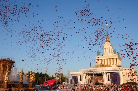 Lễ bế mạc Triển lãm và Diễn đàn quốc tế "Nước Nga". (Ảnh: TACC)