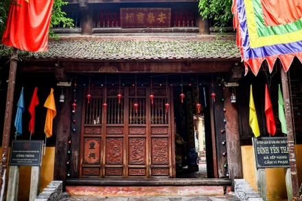 Nét đẹp cổ kính của đình Yên Thái, Hà Nội được công nhận là Di tích lịch sử văn hóa cấp quốc gia năm 1995.