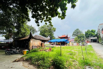 Di tích Đình Đại Lâm bị phá hoại nghiêm trọng. 