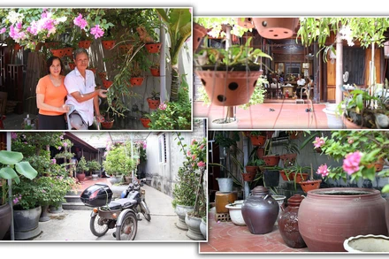 Ngôi nhà nhỏ của ông Tùng, bà Hoa đơn sơ, giản dị nhưng rất ấm cúng. 