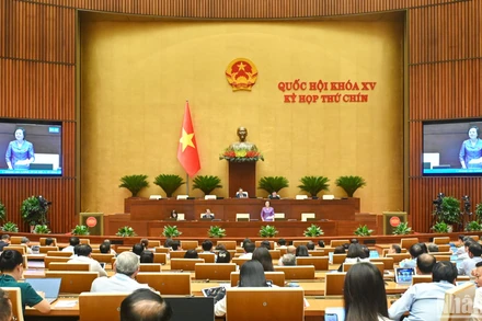 Kỳ họp thứ 9, Quốc hội khóa XV. (Ảnh: THỦY NGUYÊN)