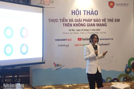 Bảo vệ trẻ em trên môi trường mạng là trách nhiệm chung của toàn xã hội