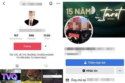 Hai tài khoản mạng xã hội đăng tin sai sự thật về tập đoàn Vingroup.