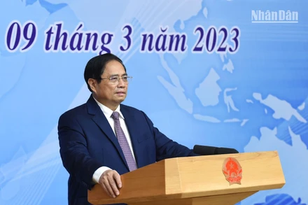 Quang cảnh hội nghị. (Ảnh: TRẦN HẢI)