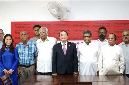 Phó Chủ tịch Quốc hội Nguyễn Đức Hải tiếp lãnh đạo Đảng Cộng sản Sri Lanka và Hội Đoàn kết Sri Lanka-Việt Nam