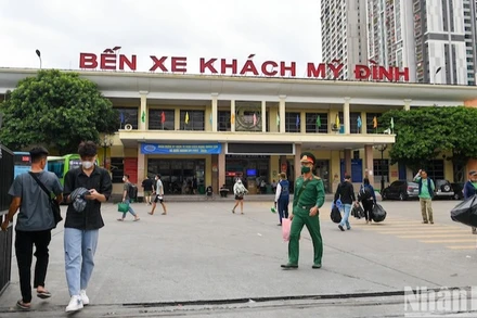 Hà Nội yêu cầu tăng cường quản lý vận tải hành khách từ các bến xe. (Ảnh: THÀNH ĐẠT)