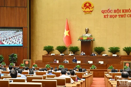 Kỳ họp thứ 9, Quốc hội khóa XV. (Ảnh: THỦY NGUYÊN)