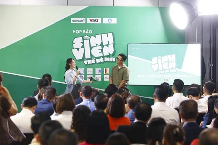 Họp báo giới thiệu về chương trình. (Ảnh: VTV)