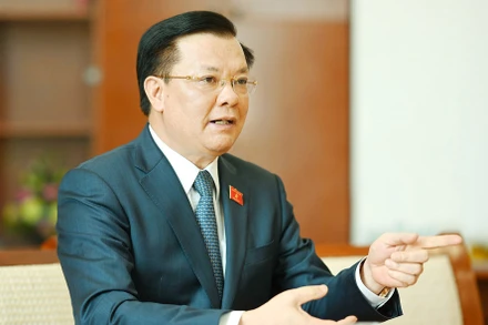 Đồng chí Đinh Tiến Dũng, Ủy viên Bộ Chính trị, Bí thư Thành ủy Hà Nội.