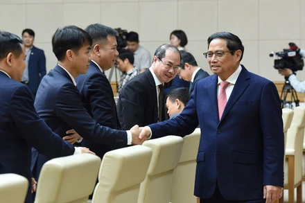 [Ảnh] Thủ tướng Phạm Minh Chính tiếp các Trưởng cơ quan đại diện Việt Nam ở nước ngoài