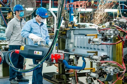 Ngành công nghiệp chế biến, chế tạo tiếp tục là điểm sáng về thu hút FDI trong nửa đầu năm 2023. (Ảnh minh họa)