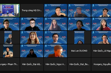 Đại biểu từ các điểm cầu trên toàn thế giới tham dự Hội nghị.