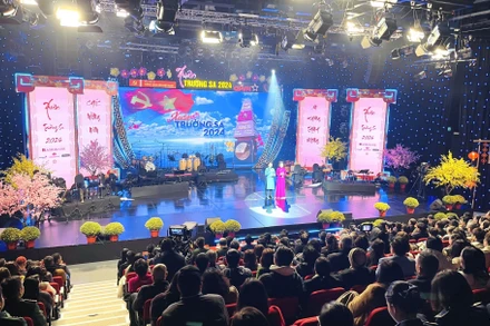 Toàn cảnh Chương trình nghệ thuật đặc biệt “Xuân Trường Sa” lần thứ 12 - năm 2024.