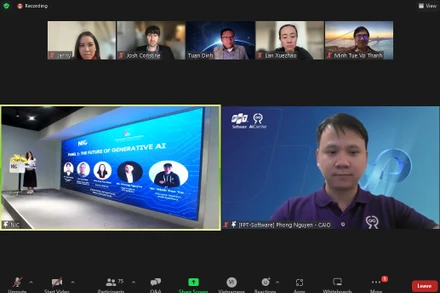 Hội thảo được tổ chức theo hình thức trực tiếp lẫn trực tuyến.