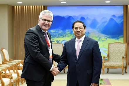 [Ảnh] Thủ tướng Phạm Minh Chính tiếp Bộ trưởng Bộ Nông nghiệp Thụy Sĩ