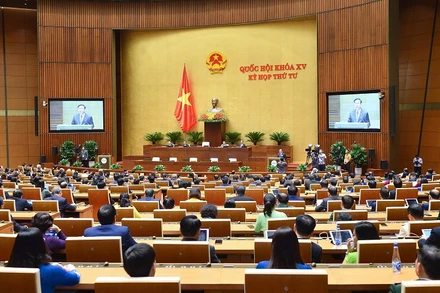 Quang cảnh Kỳ họp thứ 4, Quốc hội khóa XV.