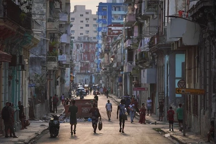 Quang cảnh đường phố ở thủ đô Havana, Cuba ngày 15/4/2023. (Ảnh: Reuters)
