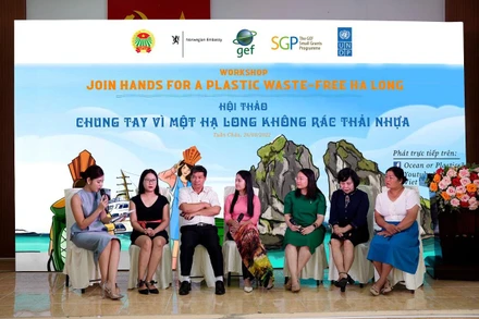 Quang cảnh Hội thảo “Chung tay vì một Hạ Long không rác thải nhựa”. (Ảnh: UNDP Việt Nam)