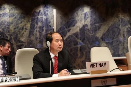 Thứ trưởng Nội vụ Nguyễn Quốc Hồi khẳng định Việt Nam cam kết thực hiện nhất quán các chính sách để thúc đẩy và bảo vệ quyền của người khuyết tật. (Ảnh: TTXVN) 