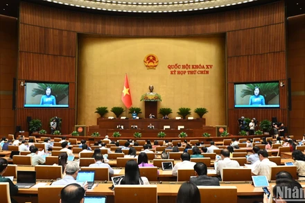 Kỳ họp thứ 9, Quốc hội khóa XV. (Ảnh: BÙI GIANG)