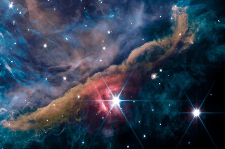 Hình ảnh Tinh vân Orion do kính viễn vọng James Webb chụp được. (Nguồn: NASA) 