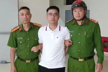 Đối tượng truy nã đặc biệt nguy hiểm Bùi Đình Khánh đã bị bắt giữ. (Ảnh: Công an Thanh Hóa cung cấp)