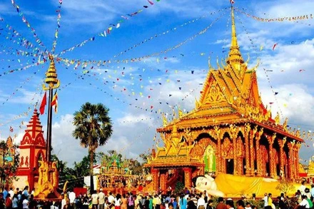 Tết Chôl Chnăm Thmây của người Khmer - Ảnh minh họa