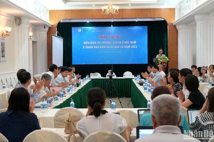 Quang cảnh hội thảo. (Ảnh: TRUNG HƯNG)