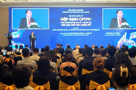 Quang cảnh hội thảo. (Ảnh: TRUNG HƯNG)