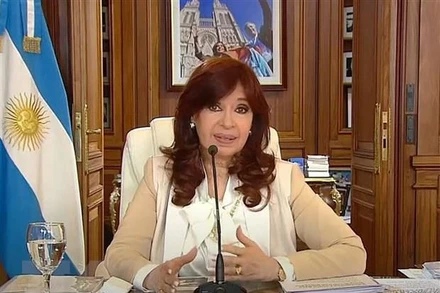 Phó Tổng thống Argentina, bà Cristina Fernandez de Kirchner. (Ảnh: AFP/TTXVN)
